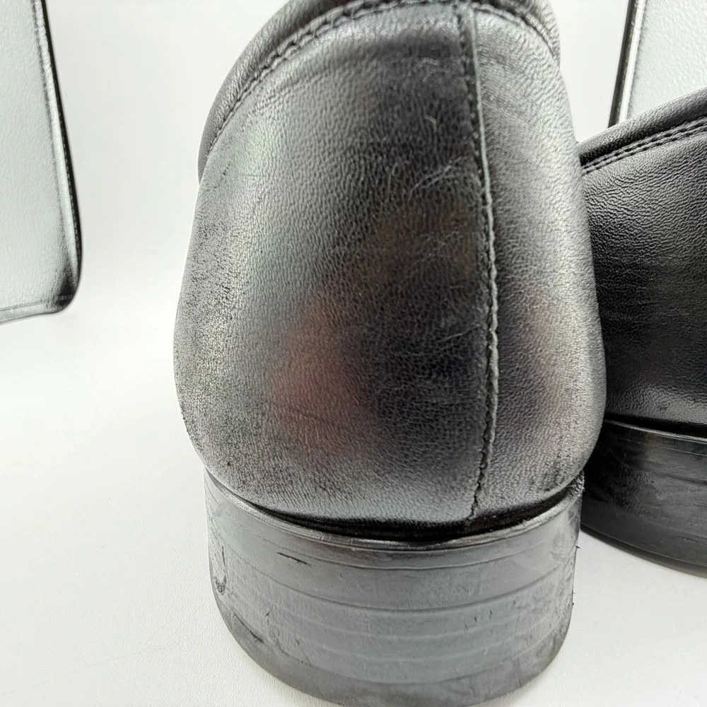 Magnanni Federico Oxford Shoes Mens Sz 11.5 D Black Leather‎ Cap Toe 12654 READ